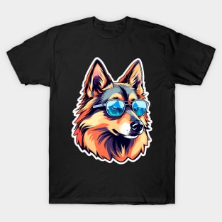 German Shepherd Dog Illustration T-Shirt